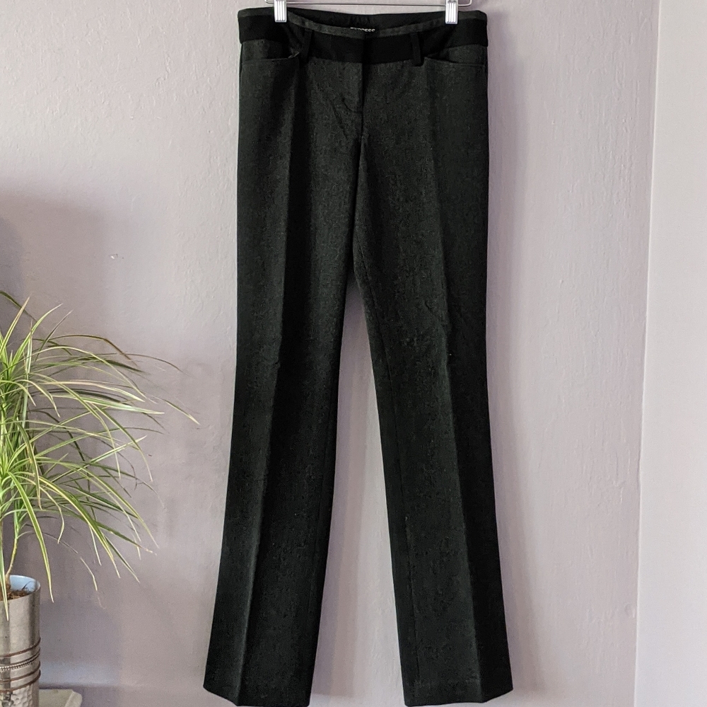 Express editor dress pants 2R, charcoal